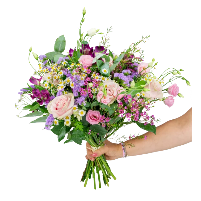 Bouquet of pink flowers